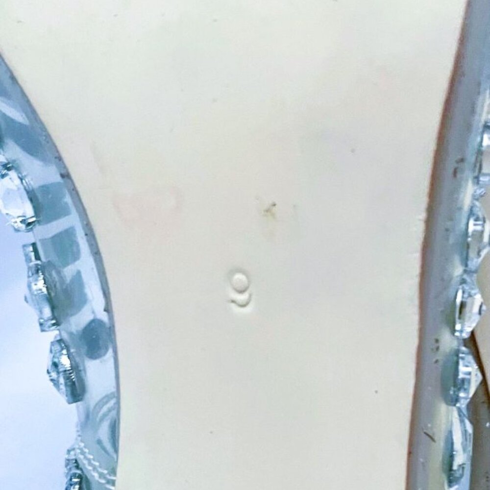 Cinderella Glass Rhinestone Heels Size 9 Azalea Wang High Heels The Bonnie Clear - Picture 8 of 10